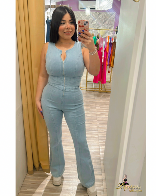 Denim jumpsuit